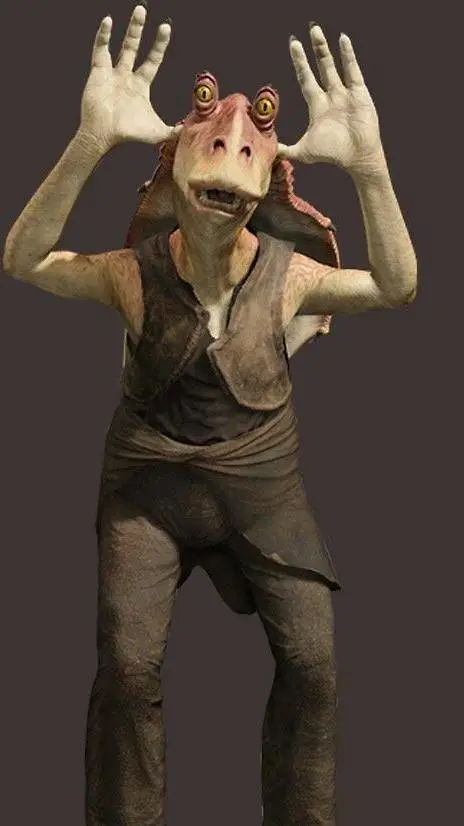 ai character: Jar Jar Binks  background