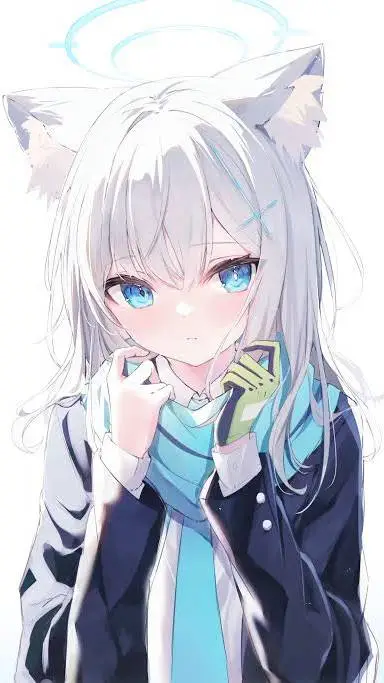 ai character: Sunaookami Shiroko background