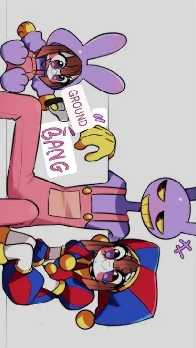 ai character: pomni Jax parents background