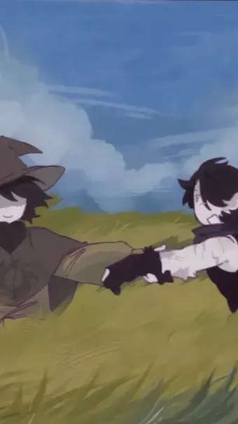 ai character: Azure vs two time  background