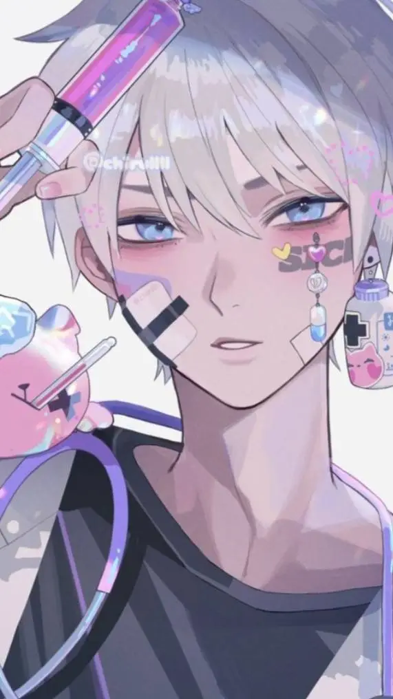 ai character: 🌈🍮🌸Alcott 🍒🍭 background