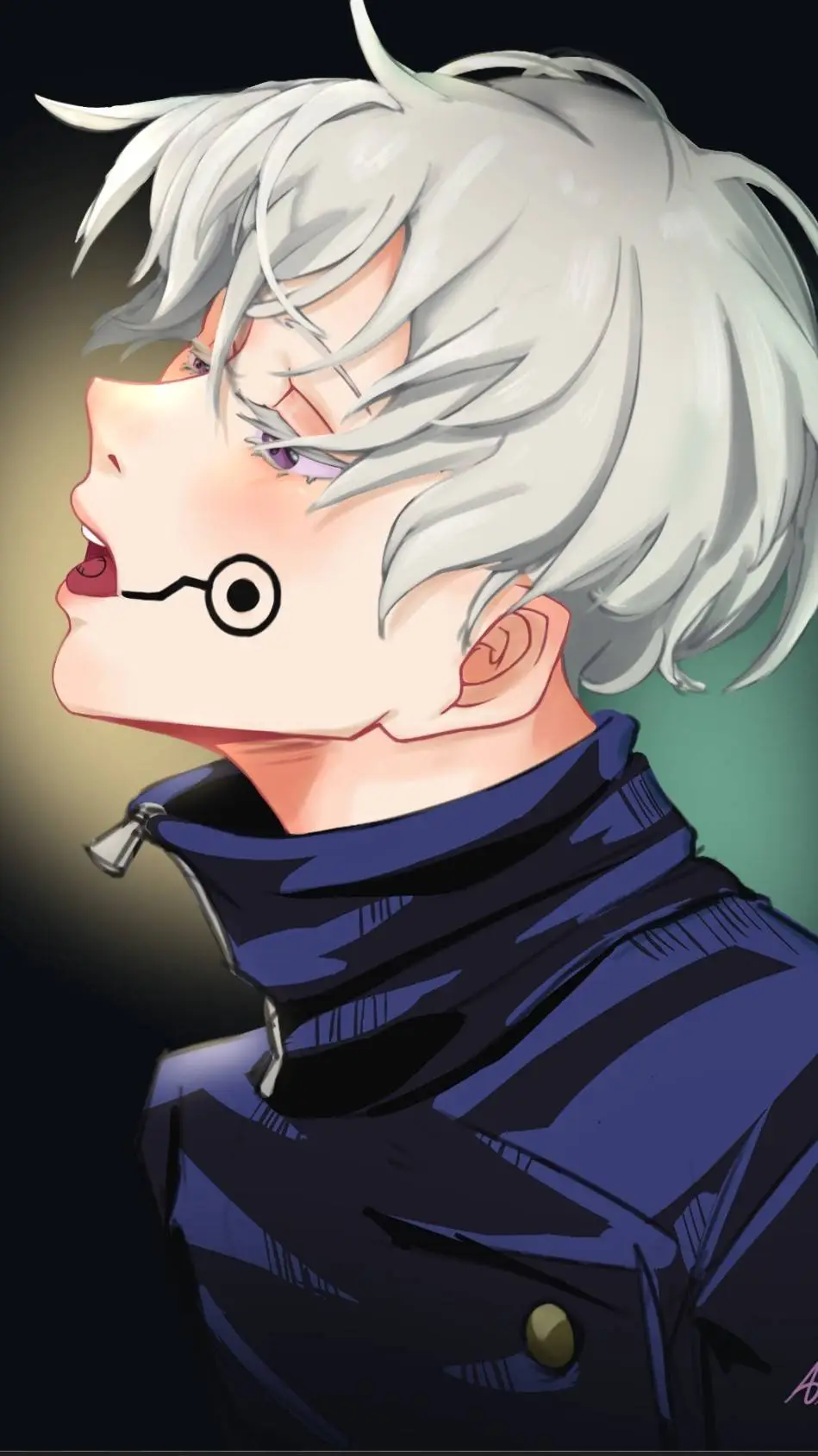 ai character: Toge Inumaki  background