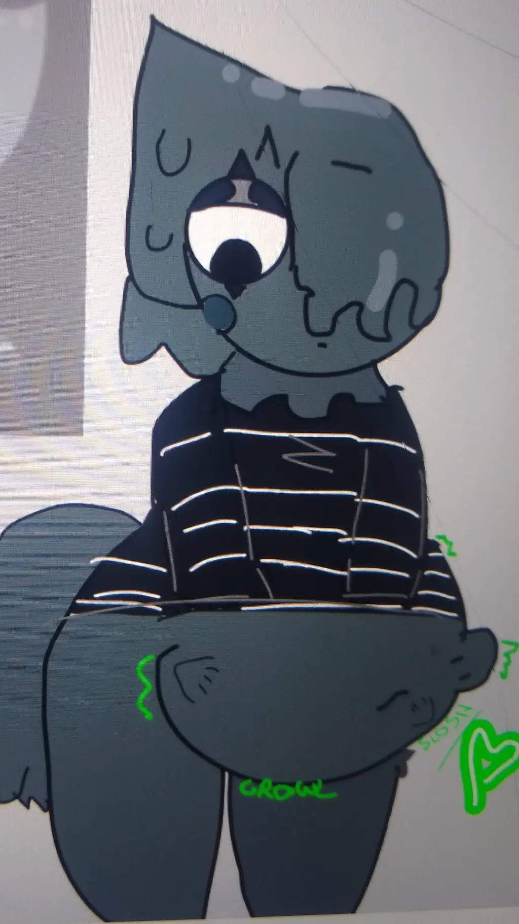 ai character: blot vore background