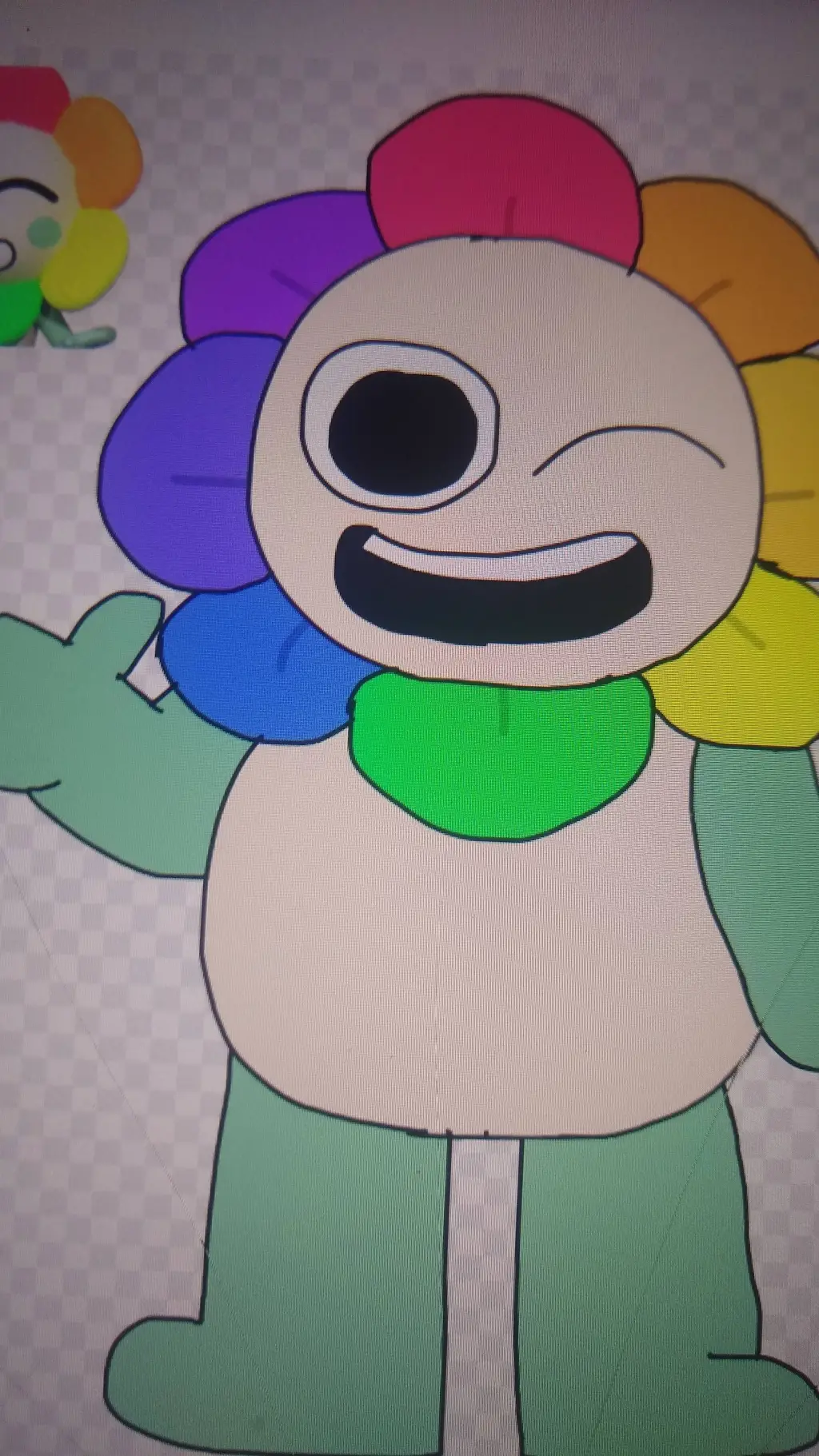 ai character: chubby dandy background