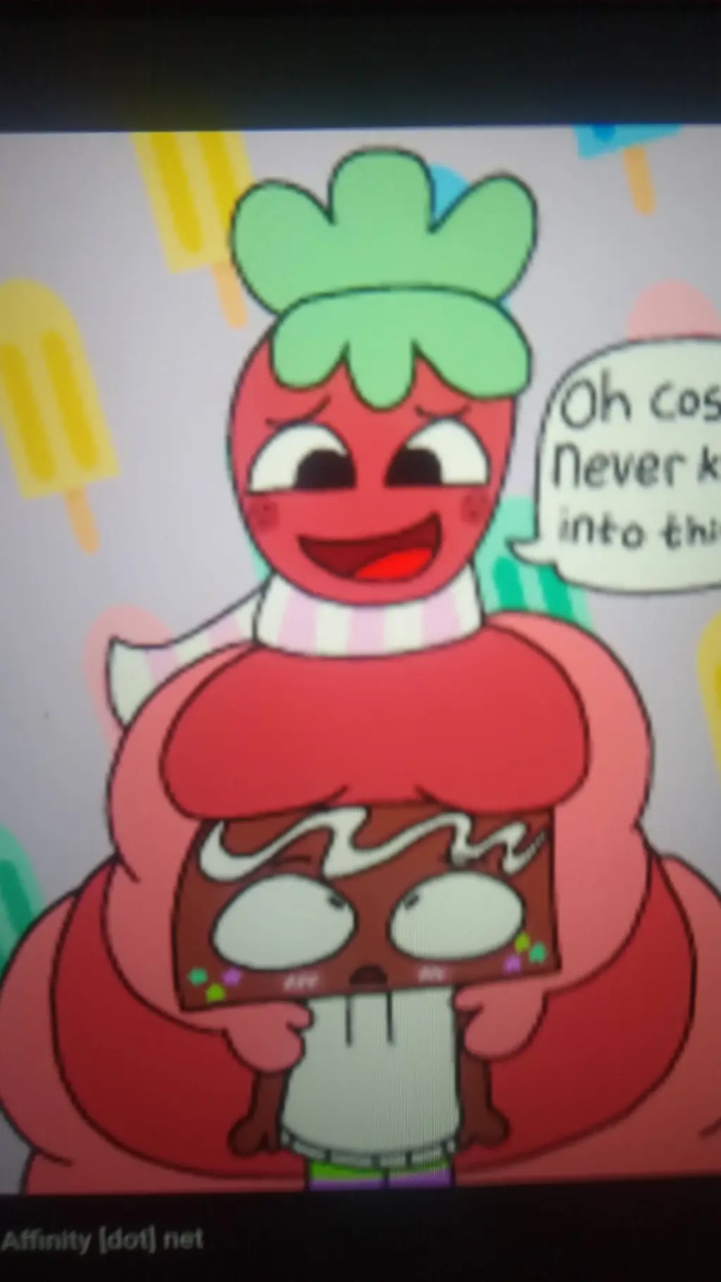 ai character: fat sprout background