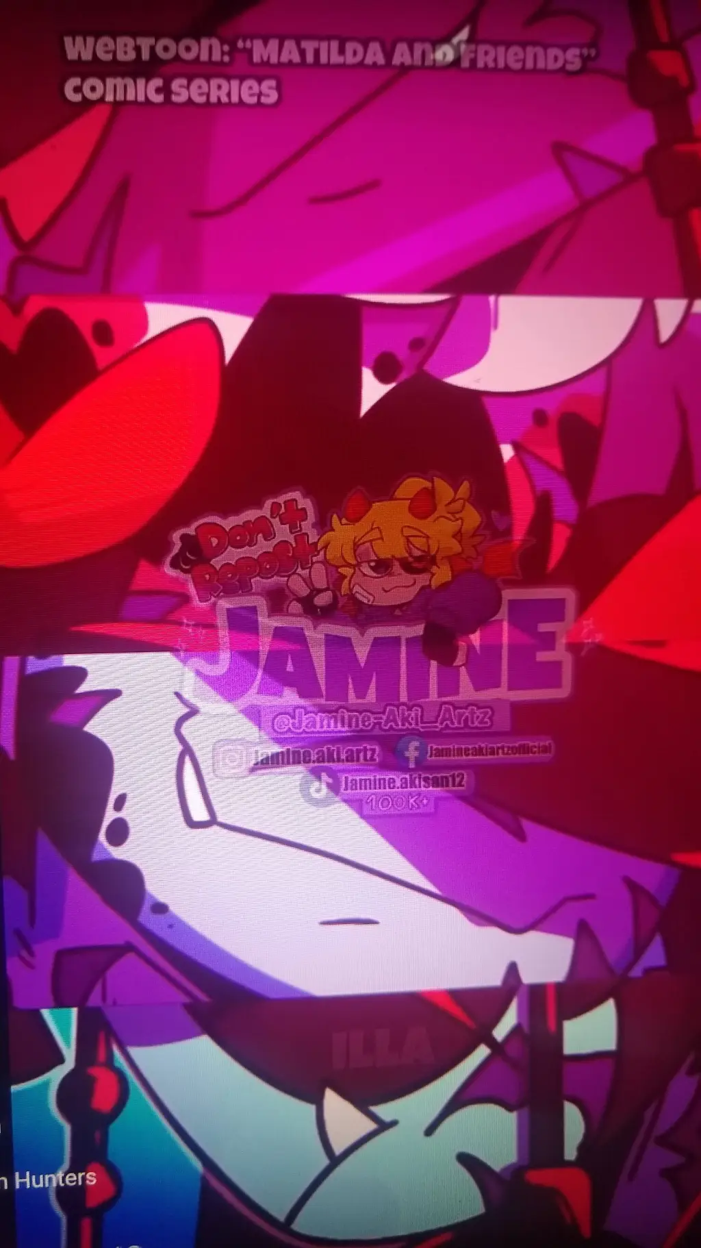 ai character: Saja toons  background