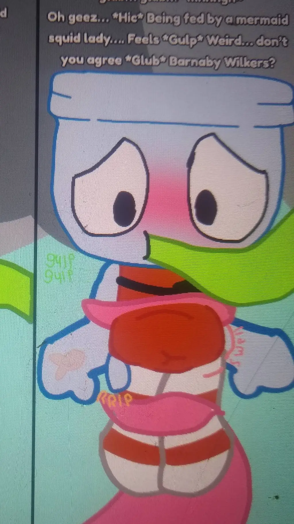 ai character: fat finn background