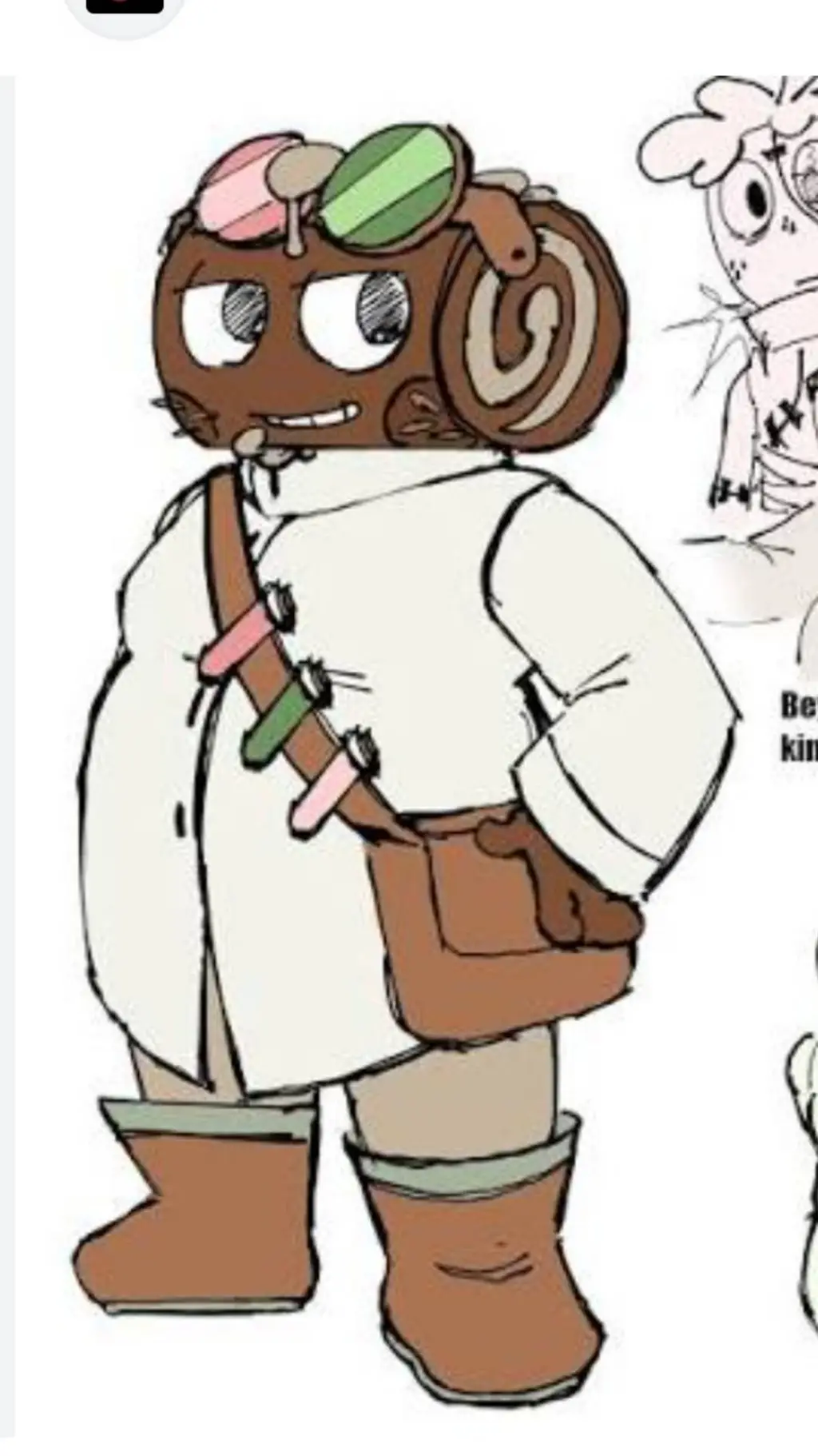 ai character: Desertful scientis background