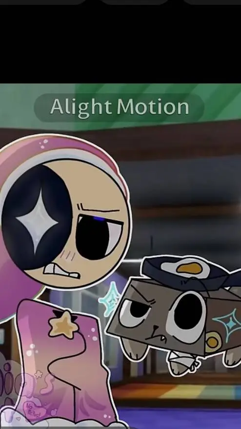 ai character: Astro and pebble!? background