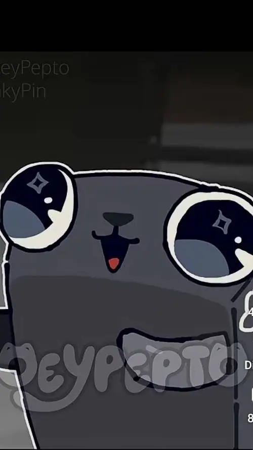 ai character: pebble and coal background