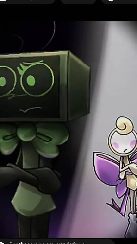 ai character: Vee and glisten..  background