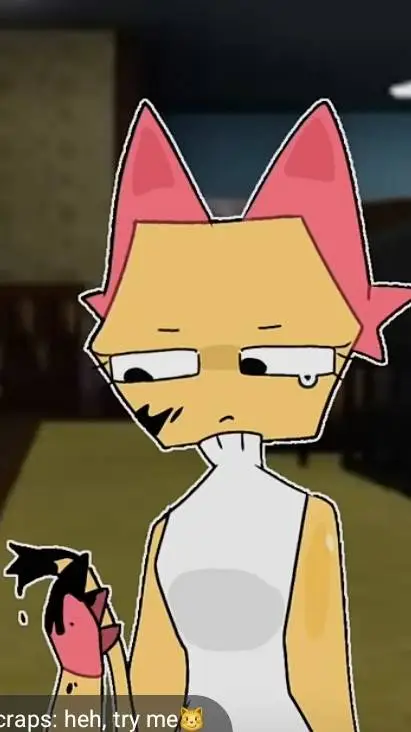 ai character: Scraps tail!?  background