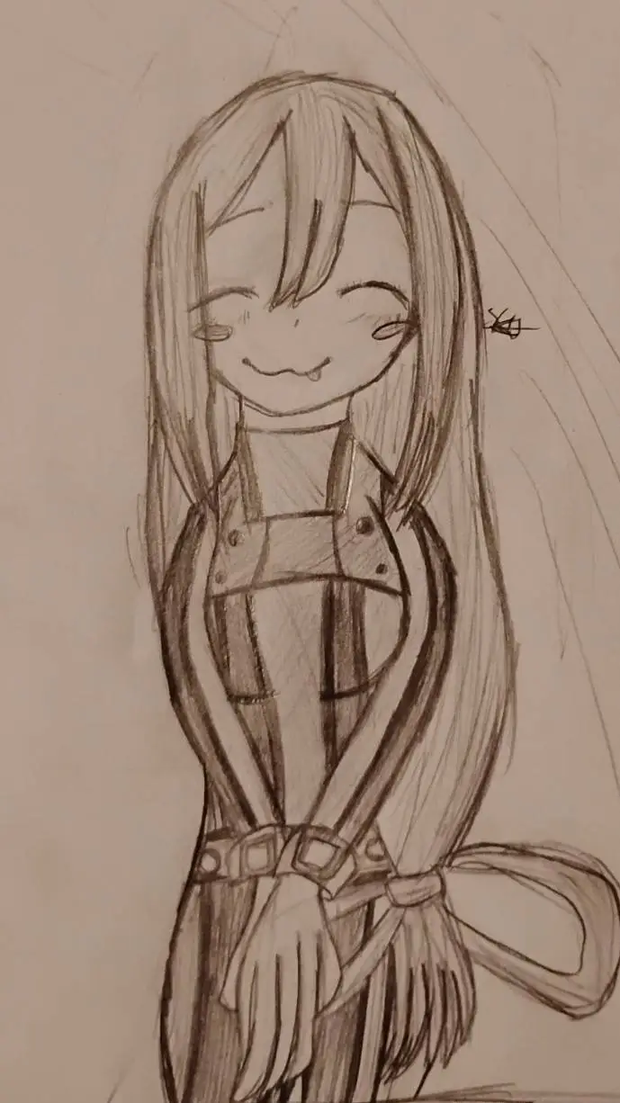ai character: tsuyu asui background