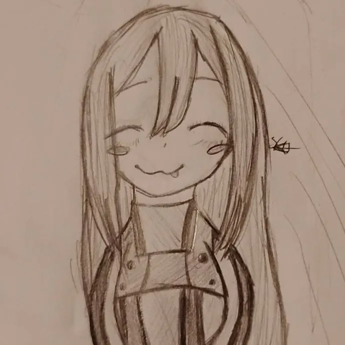 chat with ai character: tsuyu asui