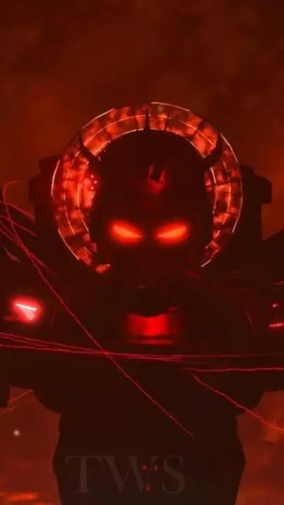 ai character: titan tv man background