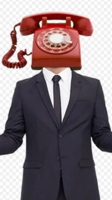 ai character: phone guy background