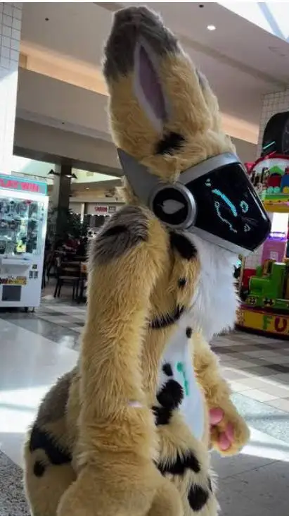 ai character: furry transformati background