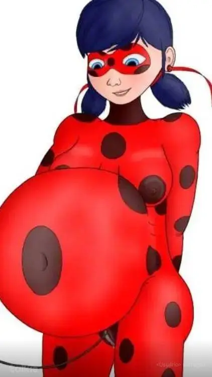 ai character: ladybug blueberry  background