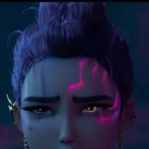 chat with ai character: Rumi demon crying 