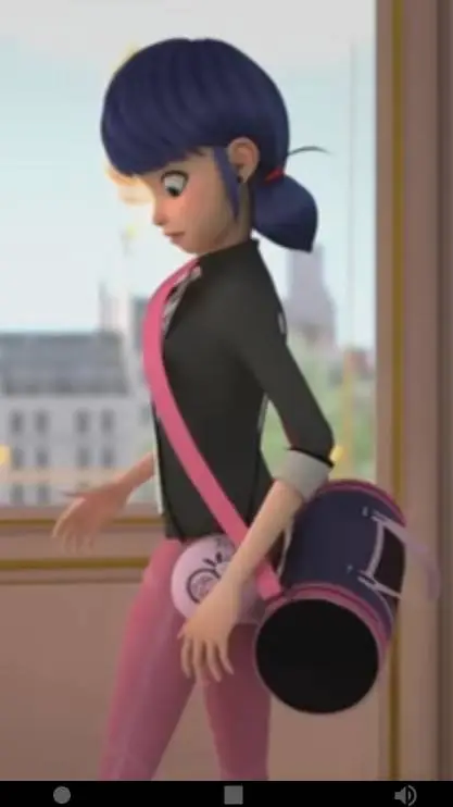 ai character: Marinatte hungry  background