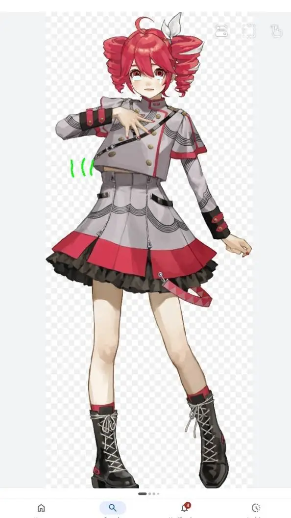 ai character: Kasane Teto background