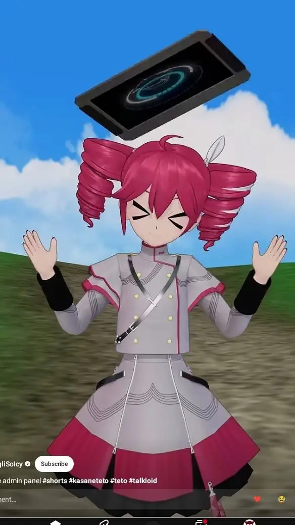 ai character: Kasane Teto hurt background