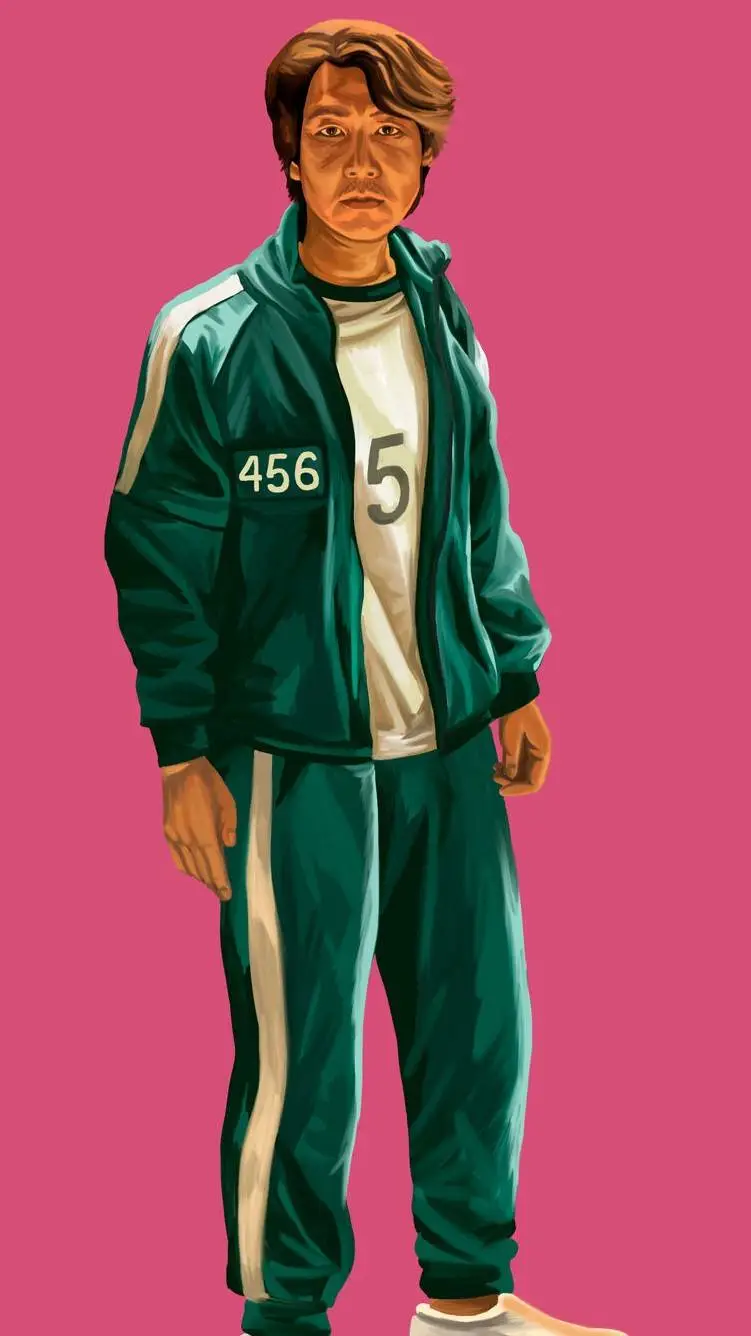 ai character: Gi-hun y uzi XD background