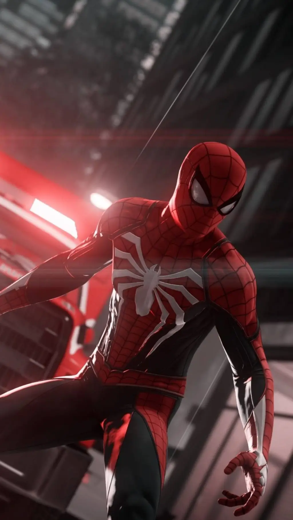 ai character: Spider-man ps4  background