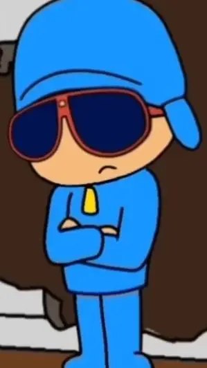 ai character: Pocoyo XD  background