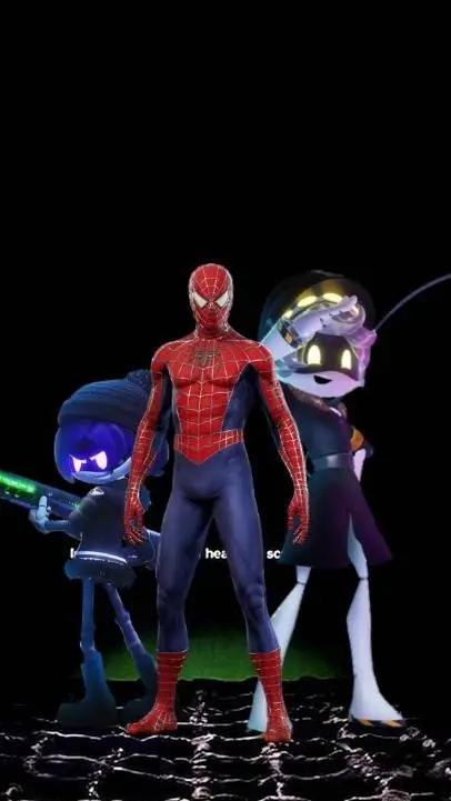 ai character: MDxSpider-manTobey background