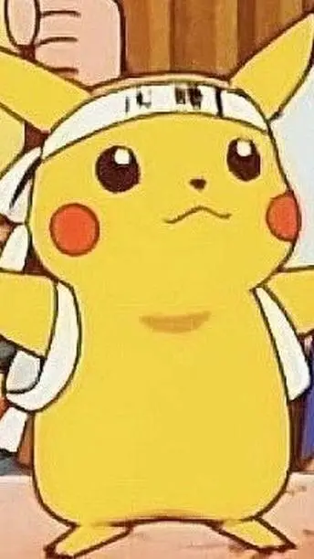 ai character: Pikachu  background