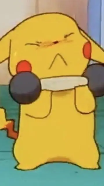 ai character: Pikachu  background