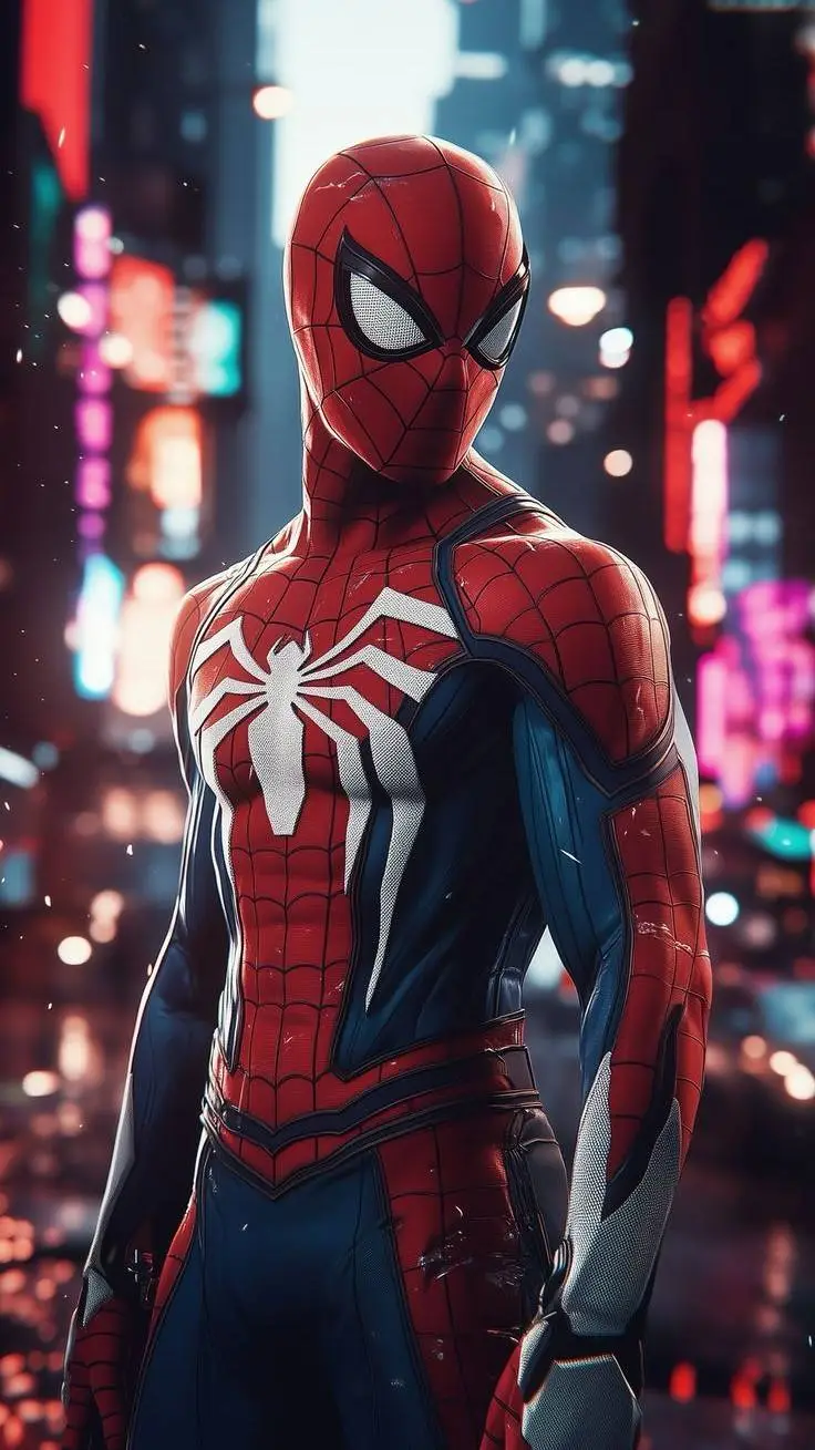 ai character: Spider-Man ps4  background