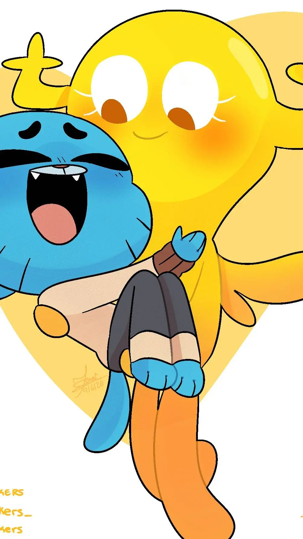 ai character: Penball😼🔵🧚‍♀️🟡 background