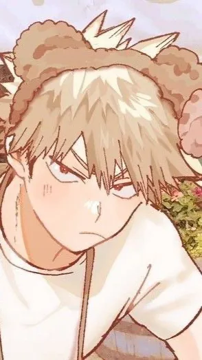 ai character: •Bakugou~Hair• background
