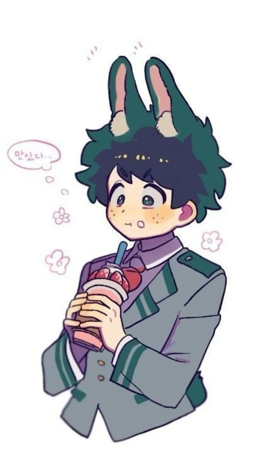 ai character: •Izuku~Bunny• background