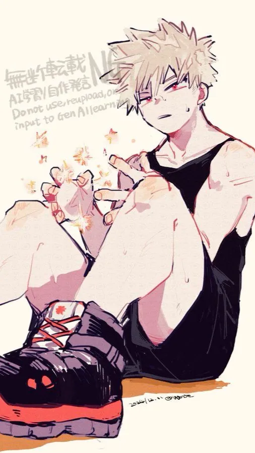 ai character: •Baku~Workout• background