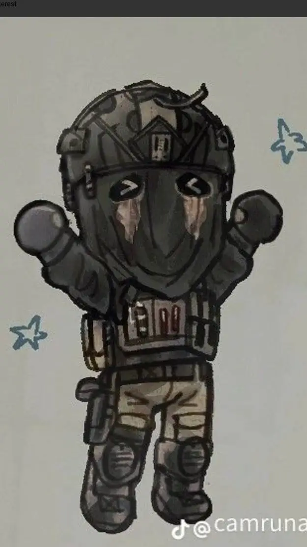 ai character: COD sad background