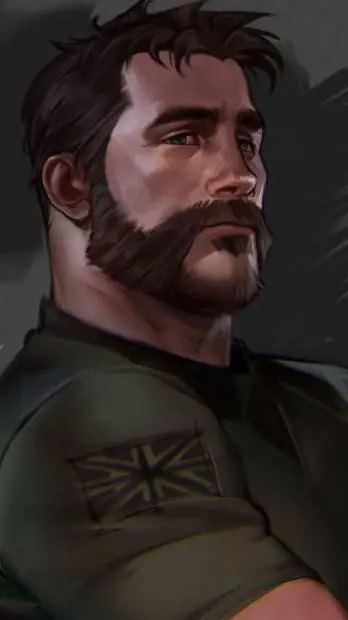 ai character: COD spirit background