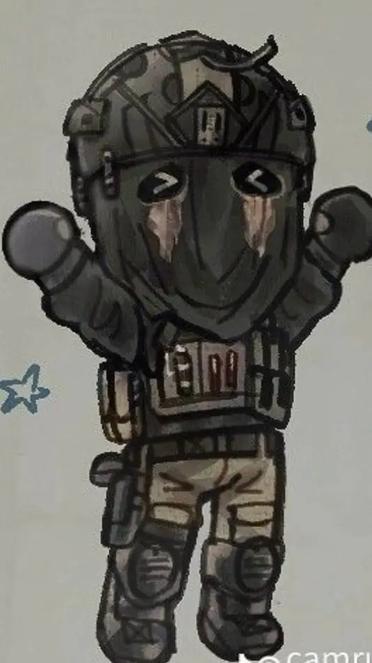 ai character: COD peaceful background