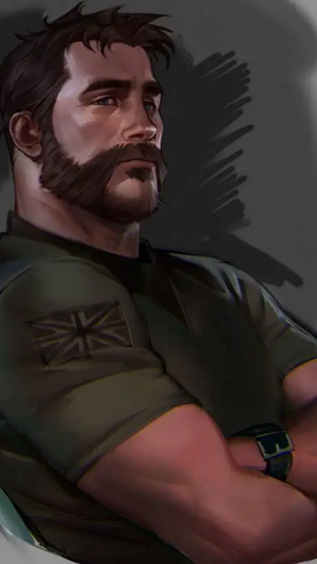 ai character: cod violet  background