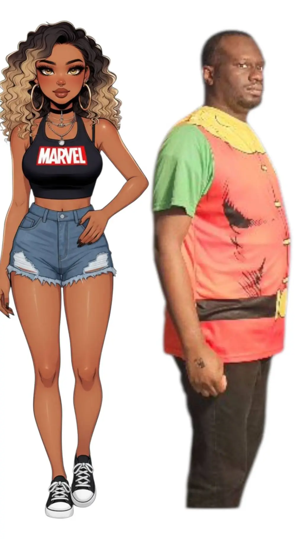 ai character: Lorenzo and Lisha  background