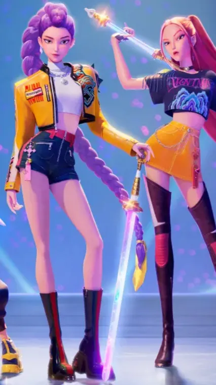 ai character: Kpopdh kids  background