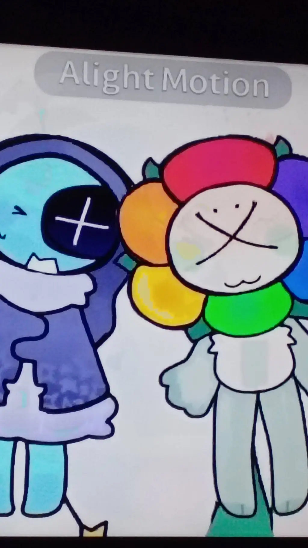 ai character: moonflower background