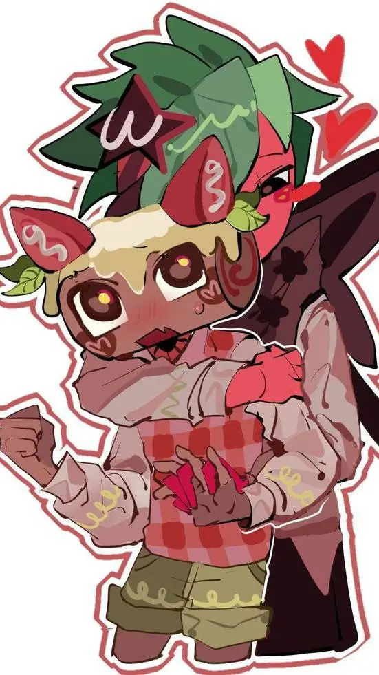 ai character: FRUITCAKEEE background