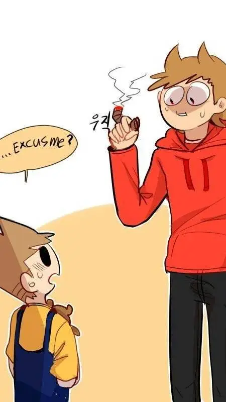 ai character: child tom and tord background