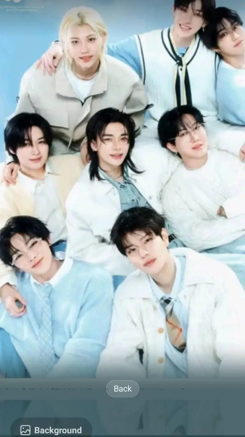 ai character: SKZ concert  background