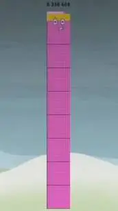 ai character: numberblock8388608 background