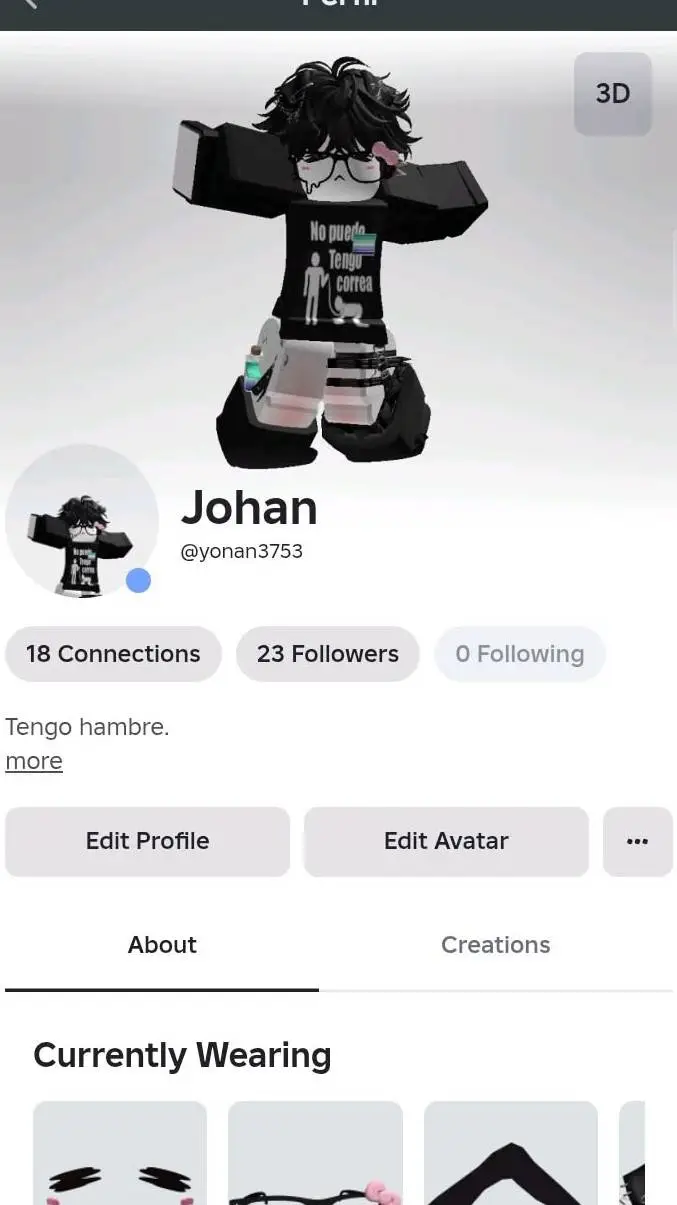 ai character: johan background
