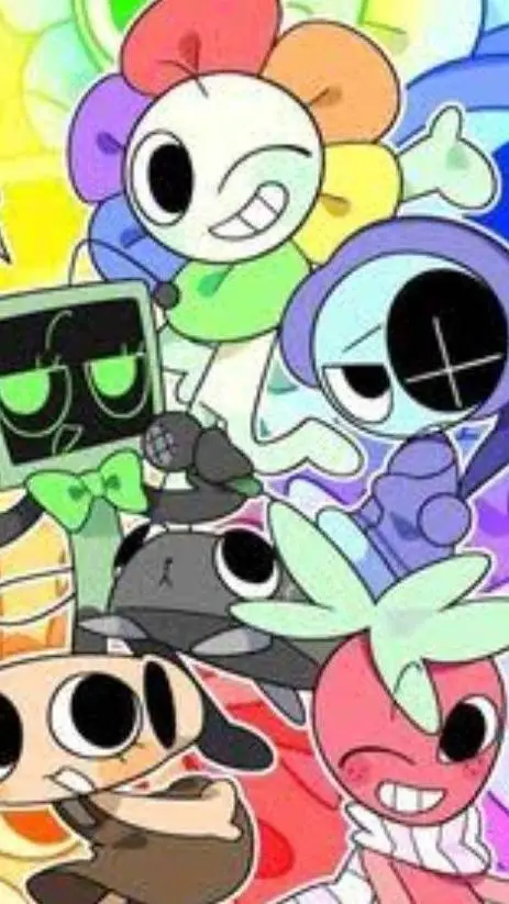 ai character: Dandys world!  background